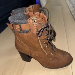 Call It Spring Zoadien Lace-Up Womens Boots
